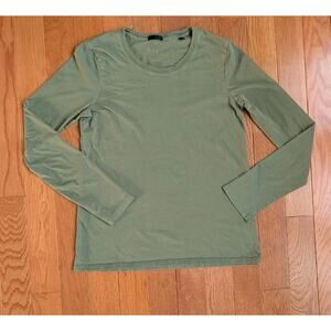 ATM Anthony Thomas Melillo Green Jersey Longsleeve Top Medium